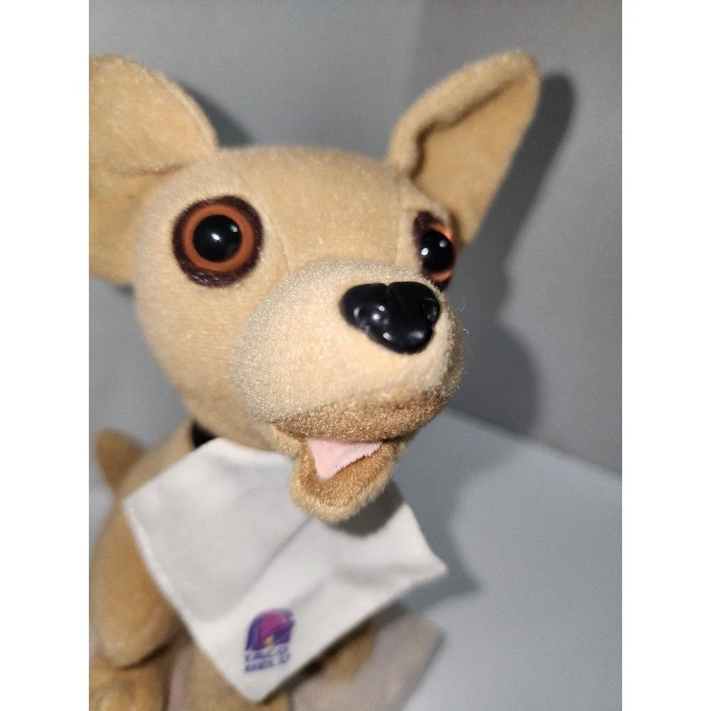 Yo Quiero Taco Bell Chihuahua Plush‎ with napkin vintage plush